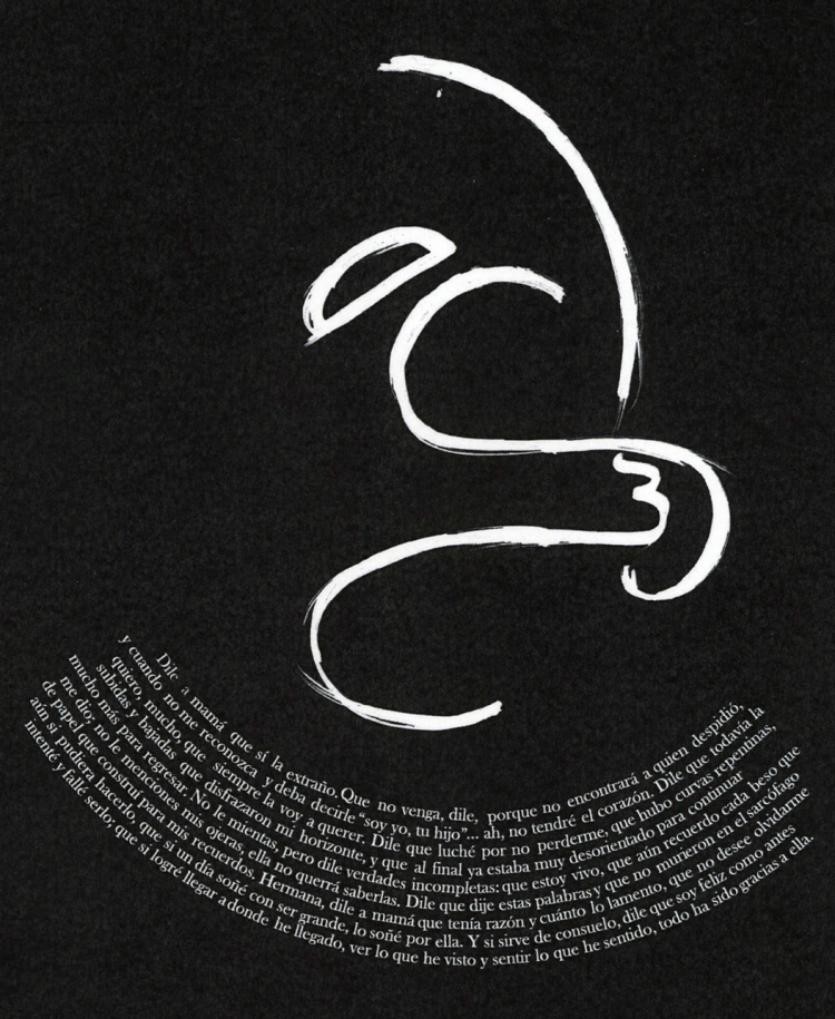 Texto&quotLa fama te quita todo, nunca seas famoso;  By César Pérez