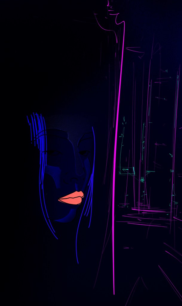 shenzhen, night, illustration